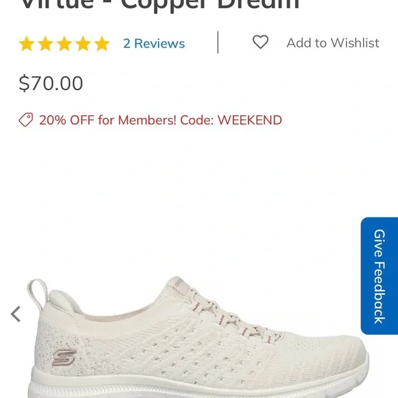 Skechers Men's White Knit Sneakers - Picture 6 of 6